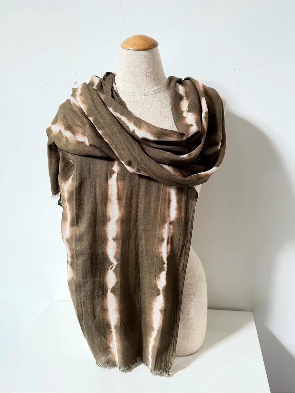 Banana Republic Tan Lightweight Draped Scarf